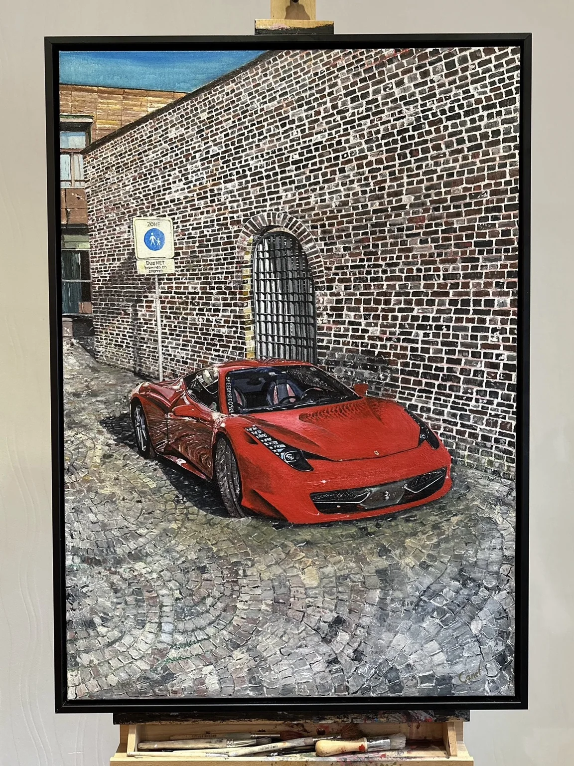 Ferrari 458 Italia painting