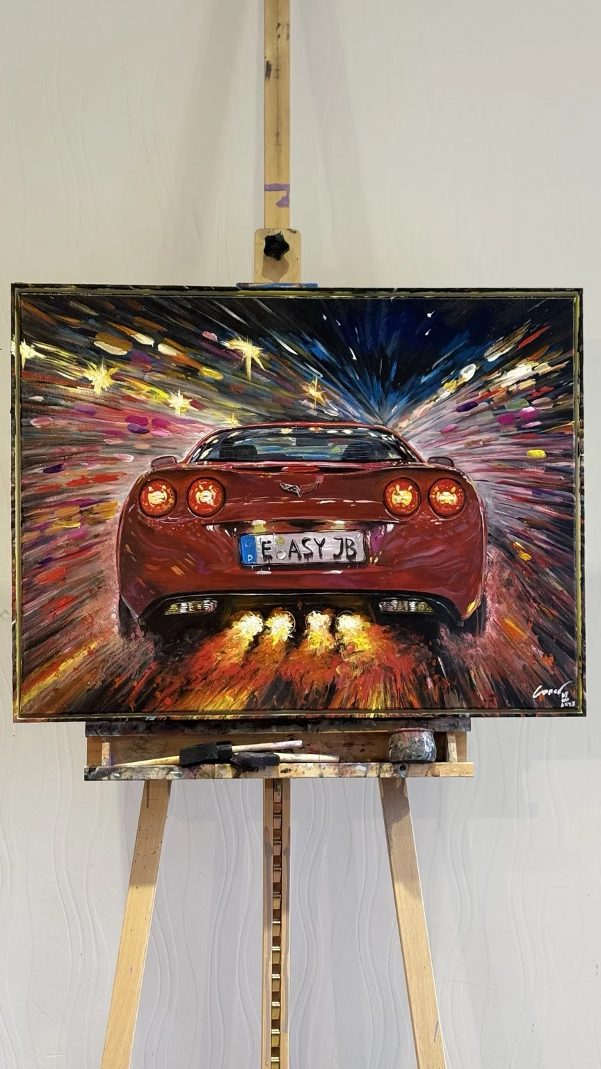 Corvette C6 / EASY JOB automotive acrylic painting